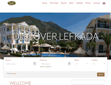Tablet Screenshot of hotel-lefko.gr